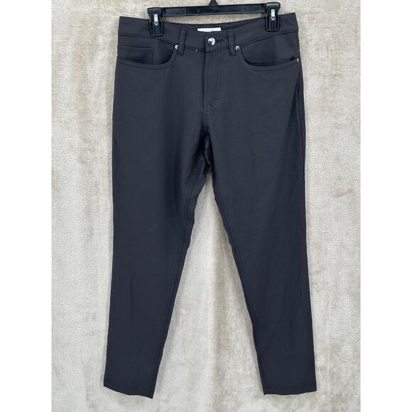 Olivers Passage Pants Mens 30 Black Slim Fit Stretch Athletic Golf Outdoors - Picture 1 of 7